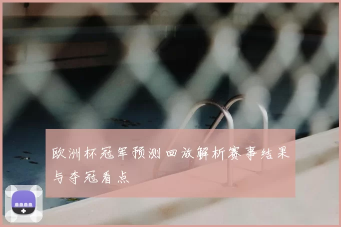 欧洲杯冠军预测回放解析赛事结果与夺冠看点