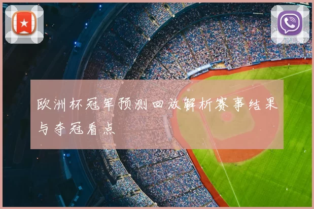 欧洲杯冠军预测回放解析赛事结果与夺冠看点